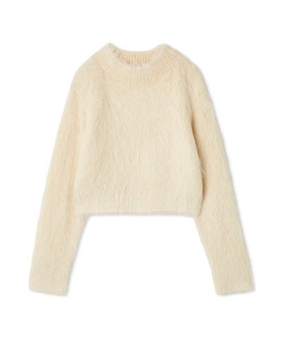 ラメシャギーニットプルオーバー