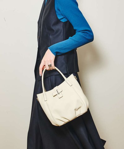 Ballon/レザー2wayショルダーバッグ