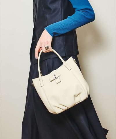 Ballon/レザー2wayショルダーバッグ