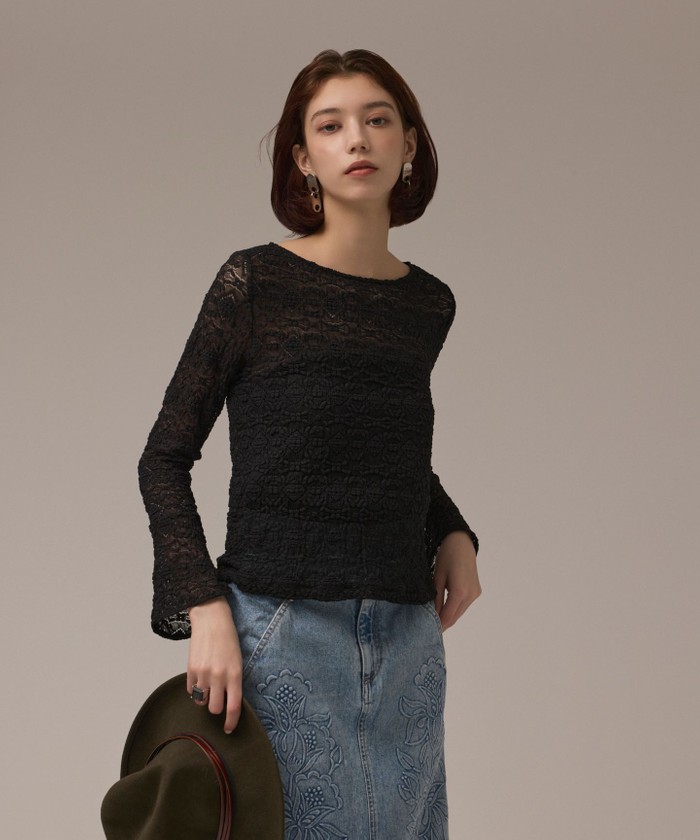 GRACECONTINENTAL キカレーストップ ブラック 36 GRACECONTINENTAL キカレーストップ ブラック 36