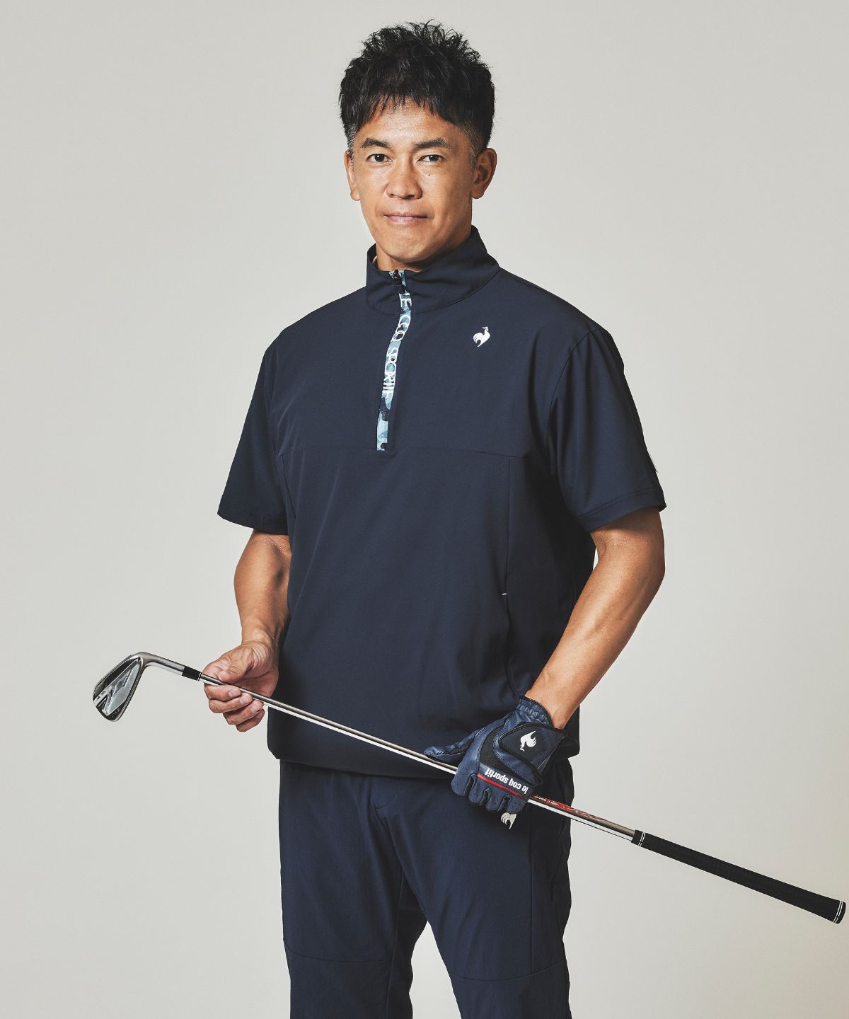 lecoqsportifgolf ルコックスポルティフ ゴルフ le coq sportif golf 半袖ウイン ネイビー M lecoqsportifgolf ルコックスポルティフ ゴルフ le coq sportif golf 半袖ウイン ネイビー M