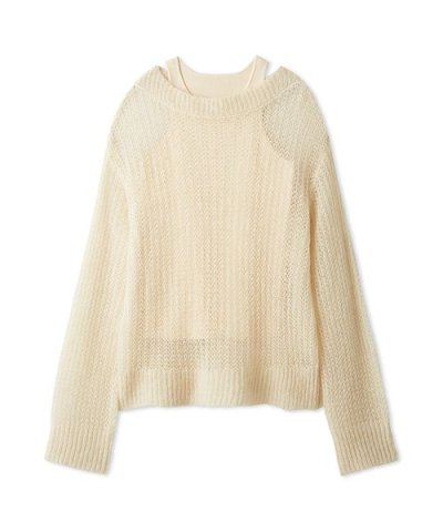 タンクSETローゲージモヘアルーズプルオーバー