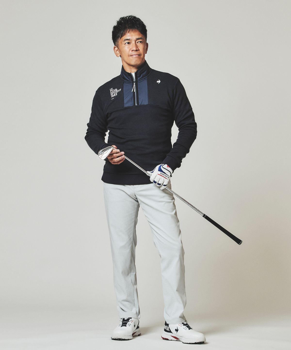 le coq sportif - 送料無料 新品 lecoq golf ゴルファーズドビーボトムス 88 グレー le coq sportif golf 【ストレッチフォーサー】ドビーパンツ
