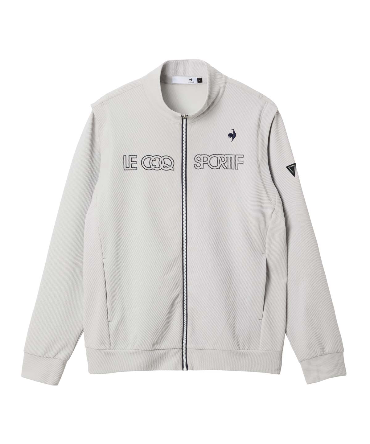 lecoqsportifgolf ルコックスポルティフ ゴルフ le coq sportif golf 【袖取り外 グレー 3L lecoqsportifgolf ルコックスポルティフ ゴルフ le coq sportif golf 【袖取り外 グレー 3L