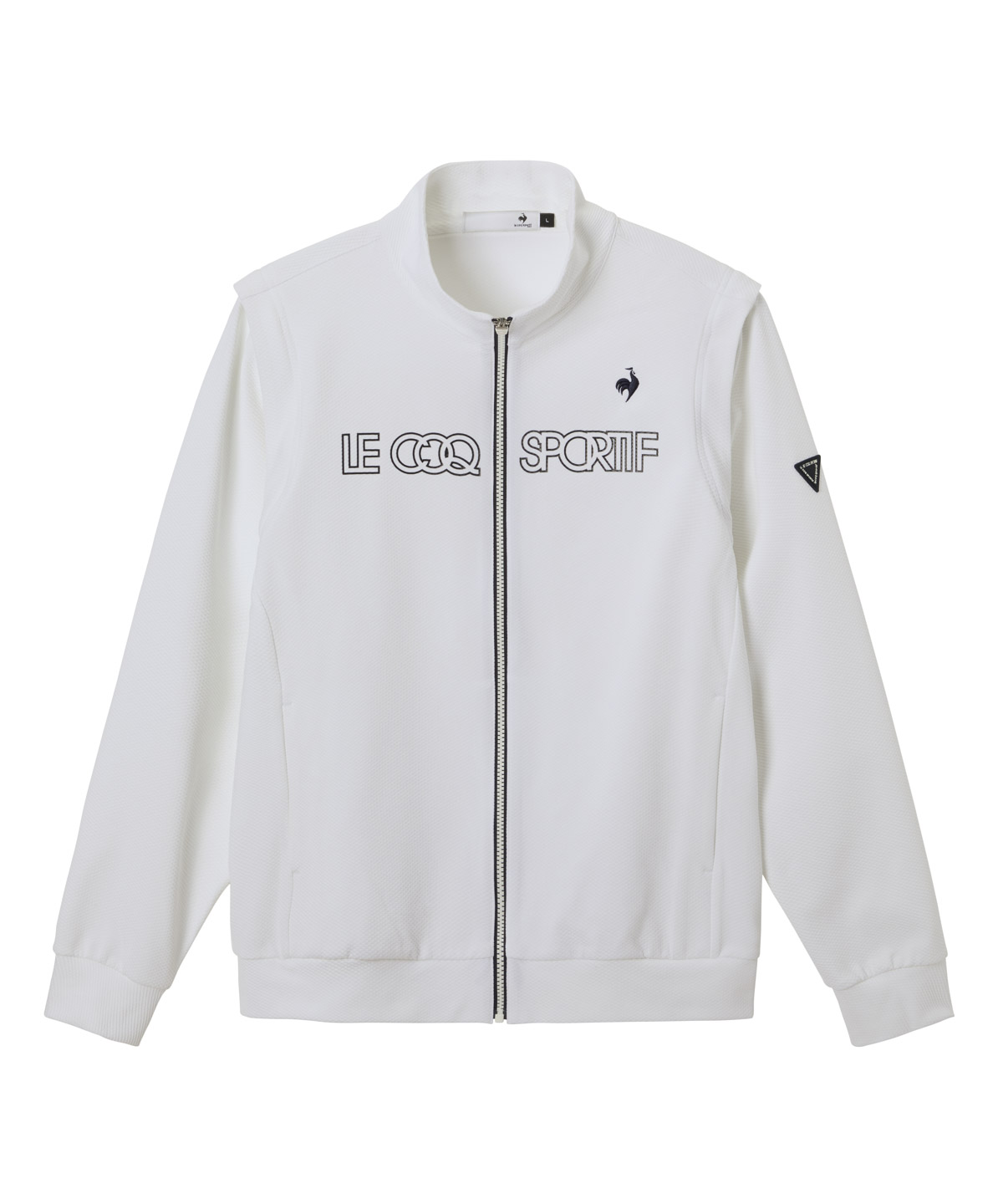 lecoqsportifgolf ルコックスポルティフ ゴルフ le coq sportif golf 【袖取り外 ホワイト 3L lecoqsportifgolf ルコックスポルティフ ゴルフ le coq sportif golf 【袖取り外 ホワイト 3L