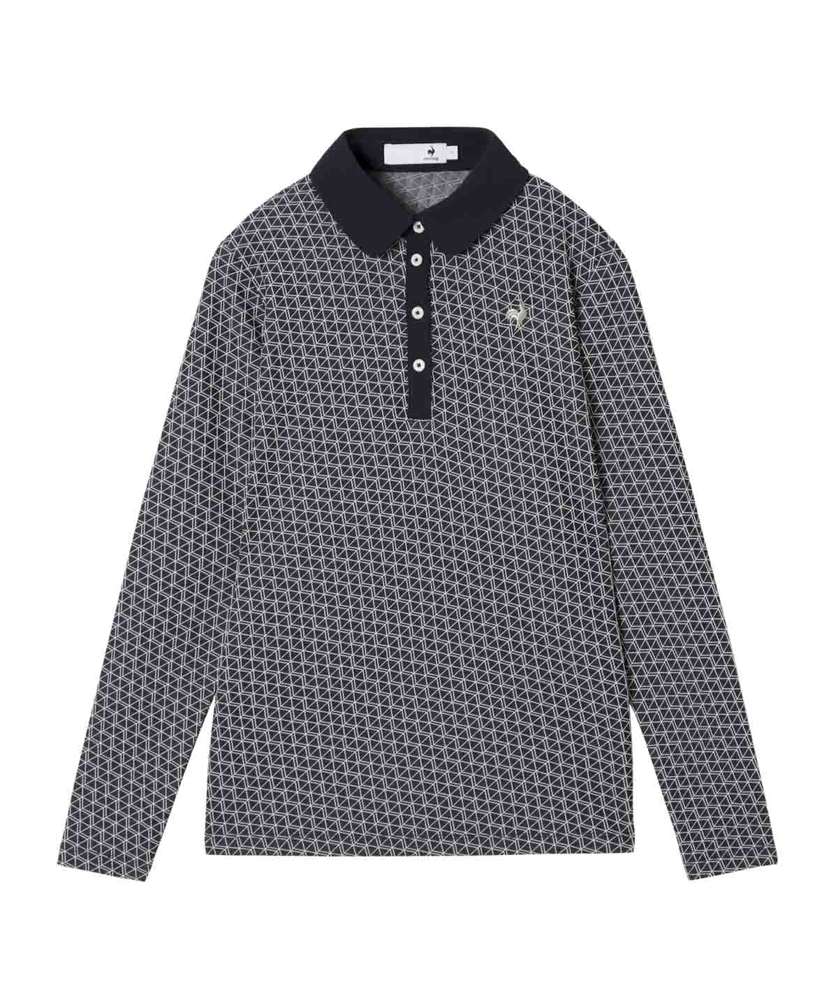 lecoqsportifgolf ルコックスポルティフ ゴルフ le coq sportif golf 総柄長袖シ ネイビー 3L lecoqsportifgolf ルコックスポルティフ ゴルフ le coq sportif golf 総柄長袖シ ネイビー 3L