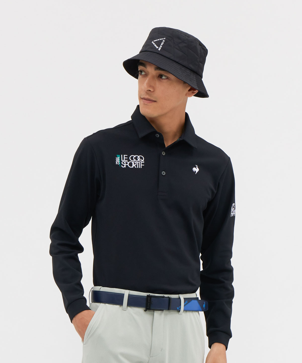 lecoqsportifgolf ルコックスポルティフ ゴルフ le coq sportif golf ベーシック ブラック L lecoqsportifgolf ルコックスポルティフ ゴルフ le coq sportif golf ベーシック ブラック L