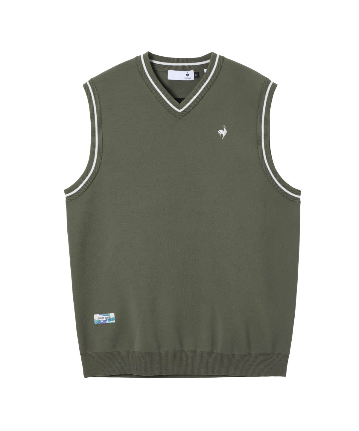 le coq sportif - ☆LE COQ GOLF☆ ルコック韓国　ストライプラウンドニット le coq sportif - ☆LE COQ GOLF☆ ルコック韓国 ストライプ