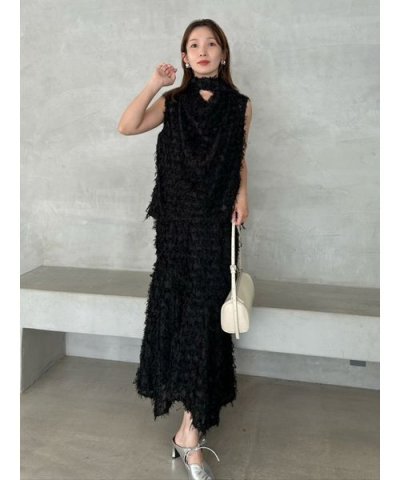 アシンメトリーナロースカート