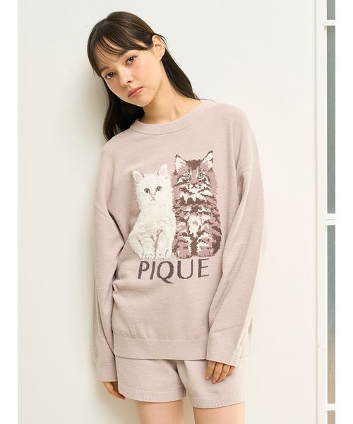 ツインキャットジャガードプルオーバー(508461944)｜阪急百貨店