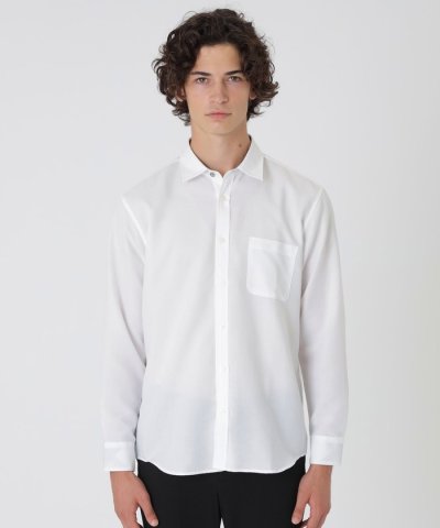 オーガニックコットンピンオックスシャツ