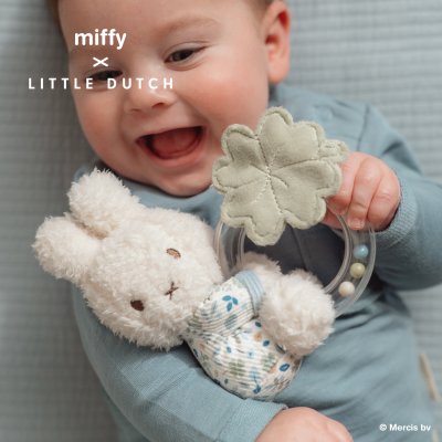 ≪miffy x Little Dutch≫リングラトル/ラッキーブロッサム 【