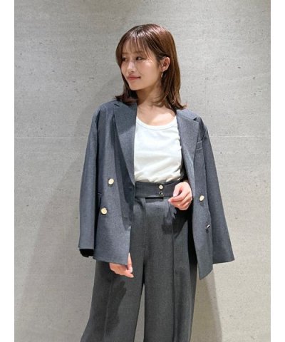 Sustainableメタルボタンテーラードジャケット