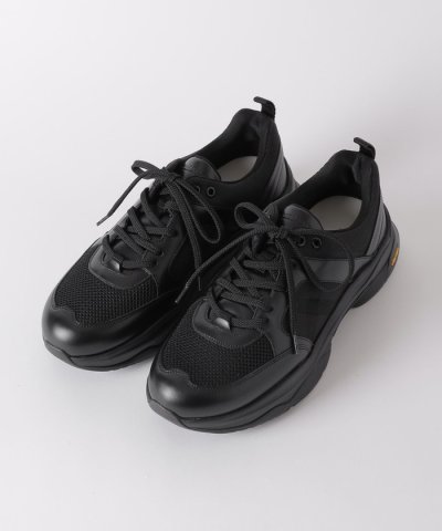 【BLACK.lab】カルゼシャドークレストブリッジチェックコンビビブラムスニー