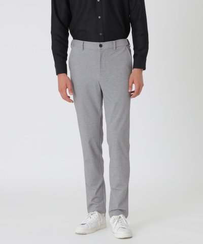 CARREMAN ツイルジャージーイージートラウザーズ