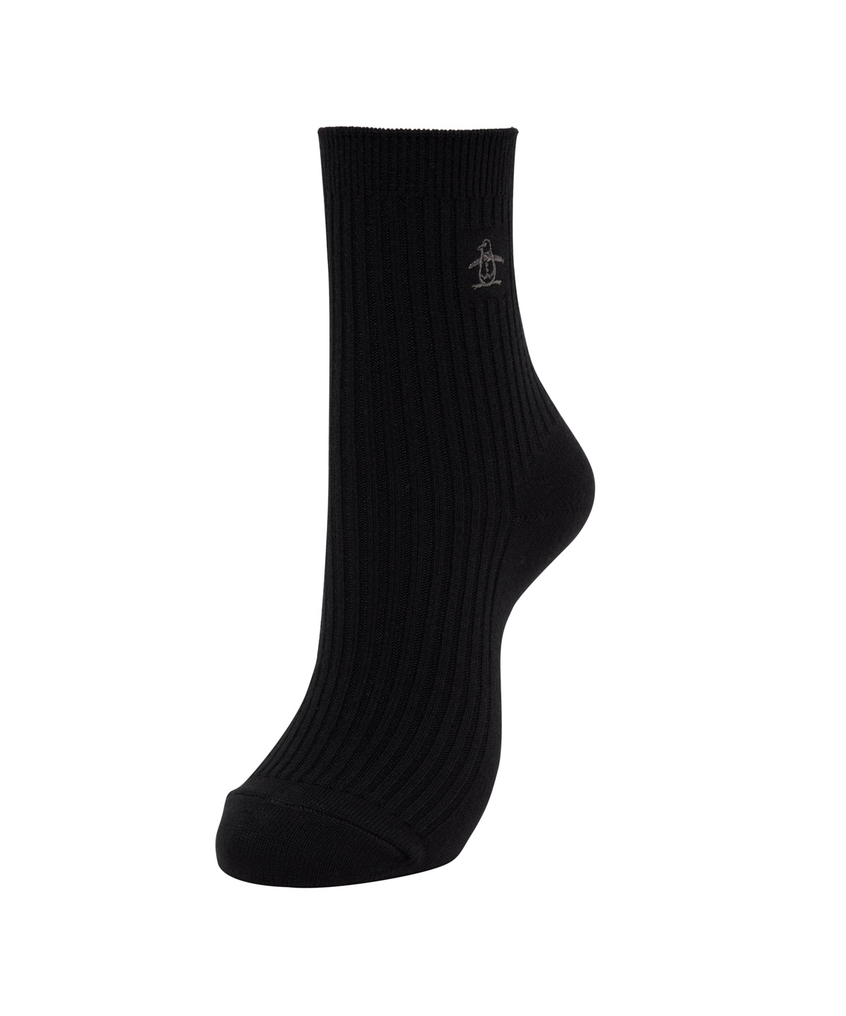 Munsingwear(ings) マンシングウェア Munsingwear クルー丈 ワンポイントソックス【返品不 ブラック系1 22-24 Munsingwear(ings) マンシングウェア Munsingwear クルー丈 ワンポイントソックス【返品不 ブラック系1 22-24