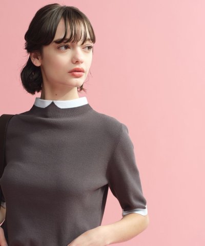 【2025年秋冬モデル】Cleric Collar Knit ハーフスリーブ