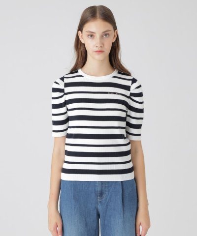 プレッピーボーダーニット