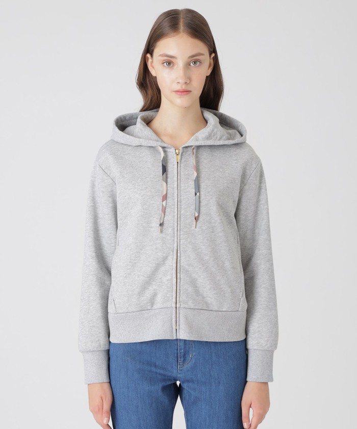 BLUE LABEL CRESTBRIDGE - 【未使用級】ブルーレーベル　クレストブリッジ　ニット　パーカー　グレー　M BLUE LABEL CRESTBRIDGE（パーカー）のフリマアイテム一覧