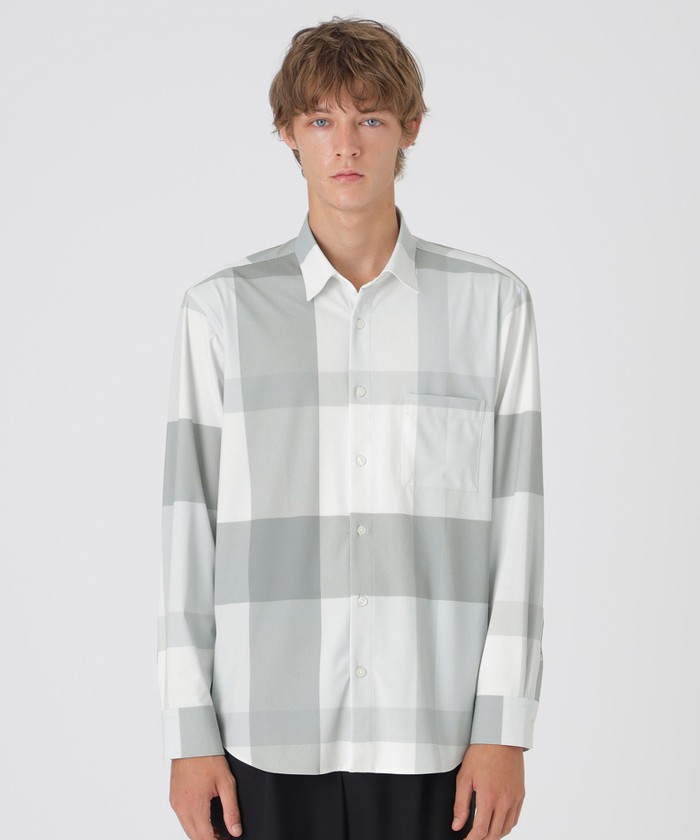 シアーチェックコンビTシャツ(508349027)｜HANKYU MEN'S / 阪急メンズ