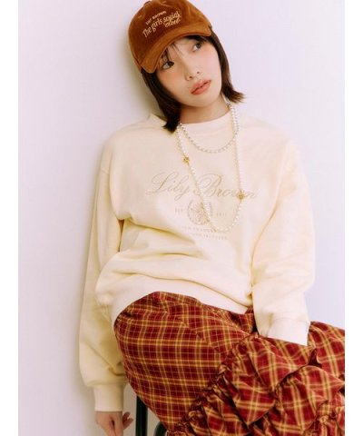 カレッジロゴスウェット