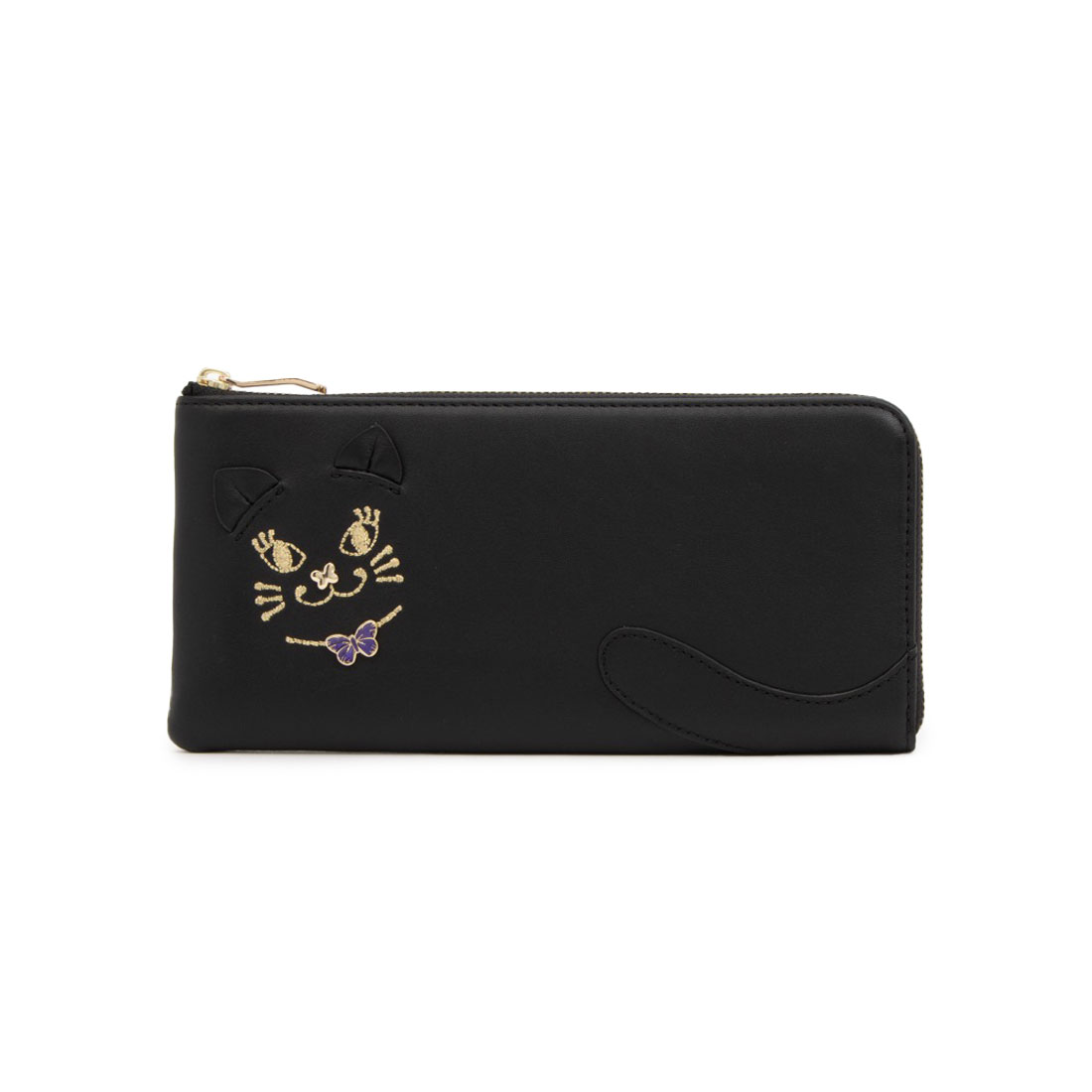 ANNASUI(バッグ) アナスイ ANNA SUI TITIソフト 薄マチ長財布 ブラック FREE ANNASUI(バッグ) アナスイ ANNA SUI TITIソフト 薄マチ長財布 ブラック FREE