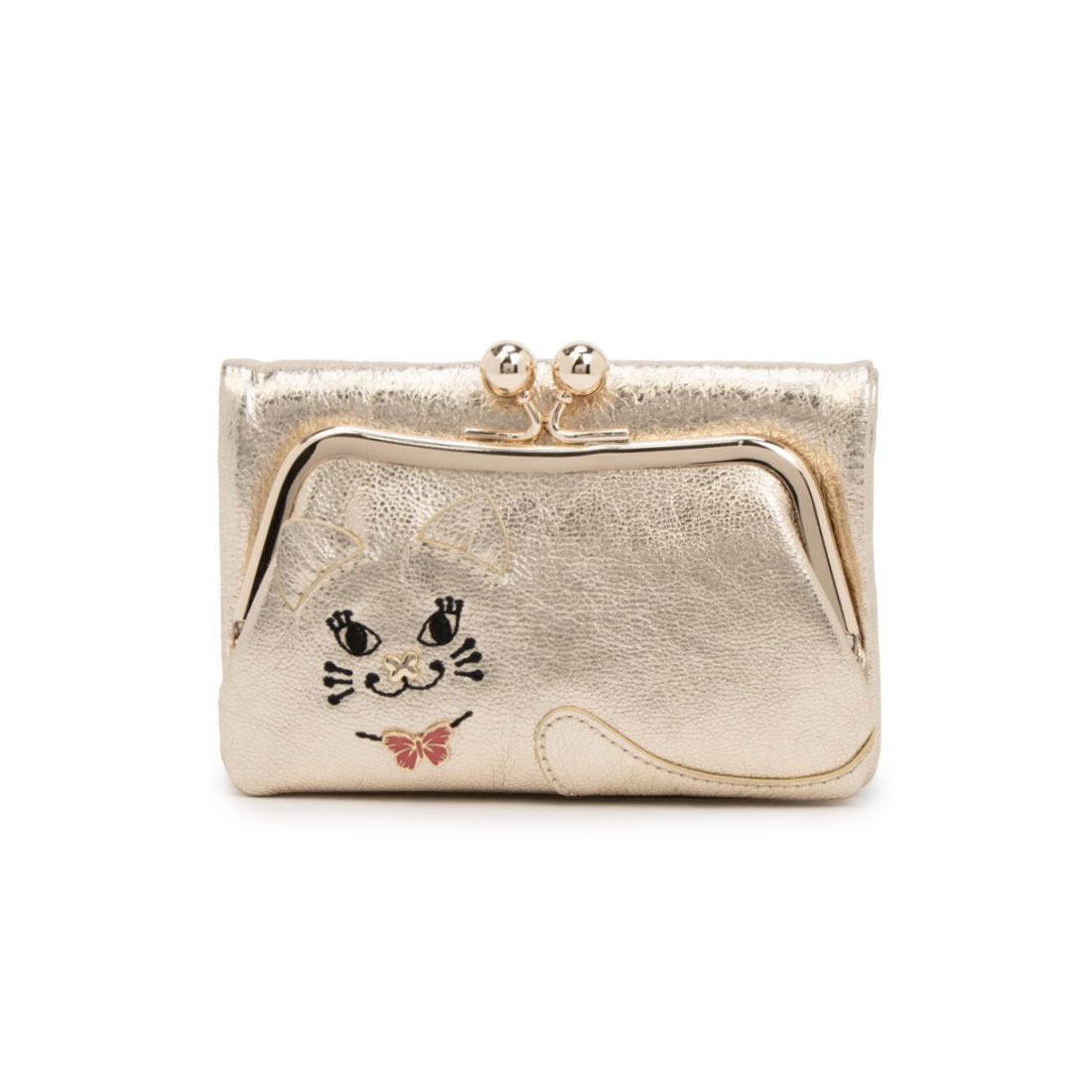 ANNASUI(バッグ) アナスイ ANNA SUI TITIソフト 口金二つ折り財布 ゴールド FREE ANNASUI(バッグ) アナスイ ANNA SUI TITIソフト 口金二つ折り財布 ゴールド FREE