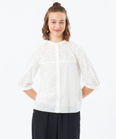 フラワーレースブラウス