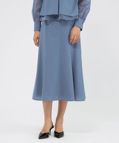 ハイツイストクレープ セミフレアスカート