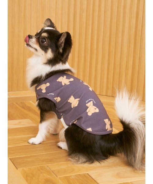 GELATOPIQUECAT & DOG 【CAT & DOG】ベア柄プルオーバー NVY M GELATOPIQUECAT & DOG 【CAT & DOG】ベア柄プルオーバー NVY M
