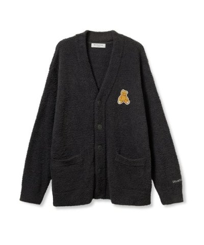 【ONLINE限定】【HOMME】ベビモコベアワンポイントカーディガン