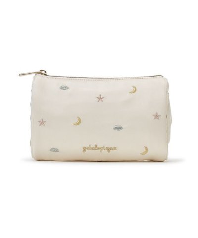 モチーフ刺繍ティッシュポーチ