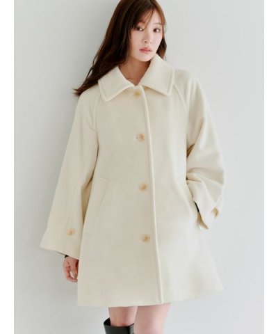 ステンカラーミドルコート