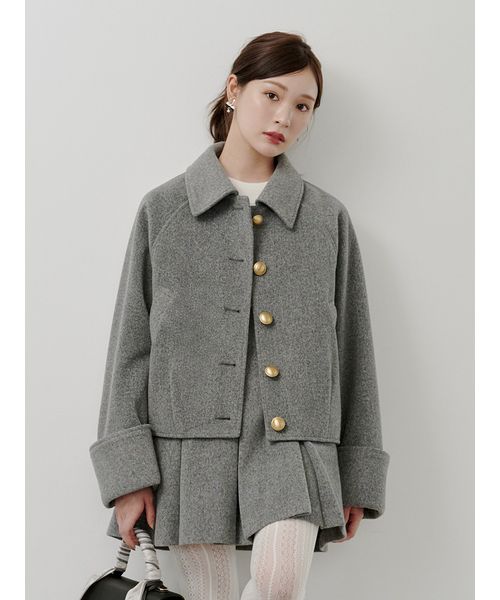 ステンカラーメタルボタンジャケット(508482692)｜阪急百貨店公式通販
