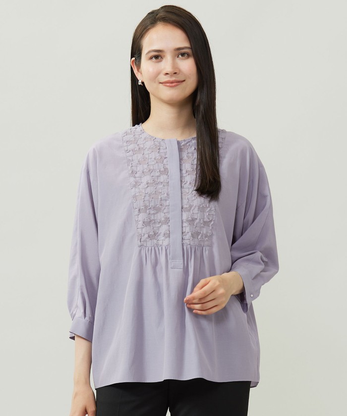 パープル系｜シャツ・ブラウス｜自由区 (Lサイズ)(ジユウクエル)｜阪急