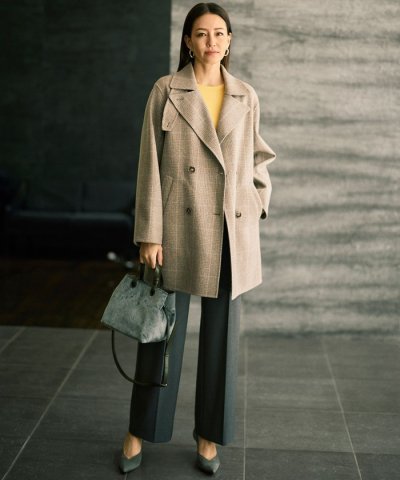 【19号サイズまで展開・カタログ掲載・洗える】TRギャバストレート パンツ