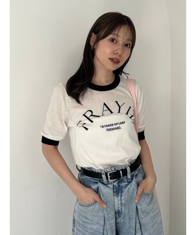 15thインターシャロゴニットプルオーバー