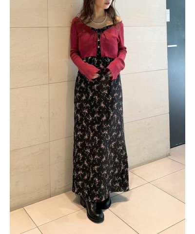 ニットカーデセットバリエーションキャミワンピース