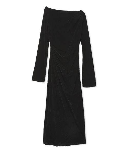 フロッキーベロアドレープドレス(508485164)｜阪急百貨店公式通販