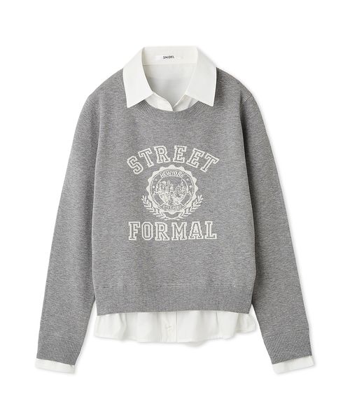 ペプラムアシメニットプルオーバー(508627978)｜阪急百貨店公式通販