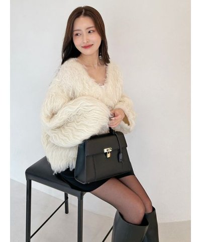 デザインニットカーディガン