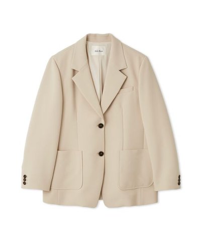 【セットアップ対応】パッチポケットシングルジャケット