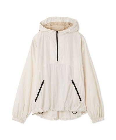 撥水リサイクルナイロンアノラックパーカー