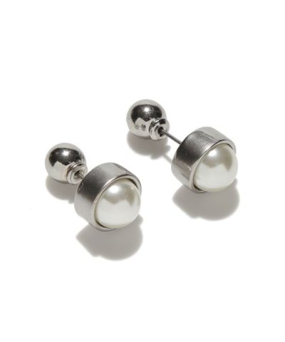 メタルパールピアス