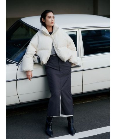 レイヤードIラインスカート