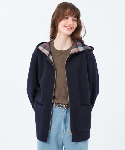 ハウスチェックダンボールコーディガン ミドル