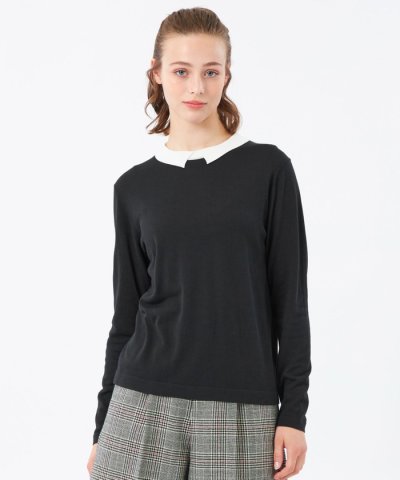 【Bicolor Knit Polo（バイカラーニットポロ）】ロングスリーブ