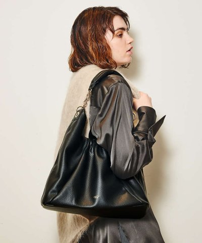 Sque/ギャザーワンショルダーバッグ