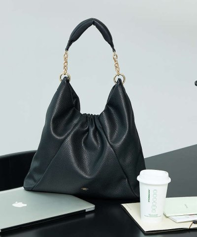 Sque/ギャザーワンショルダーバッグ