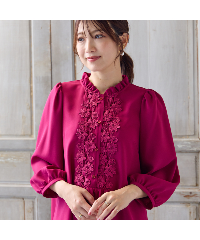 レッド系｜シャツ・ブラウス｜Rose Tiara(ローズティアラ)｜阪急百貨店